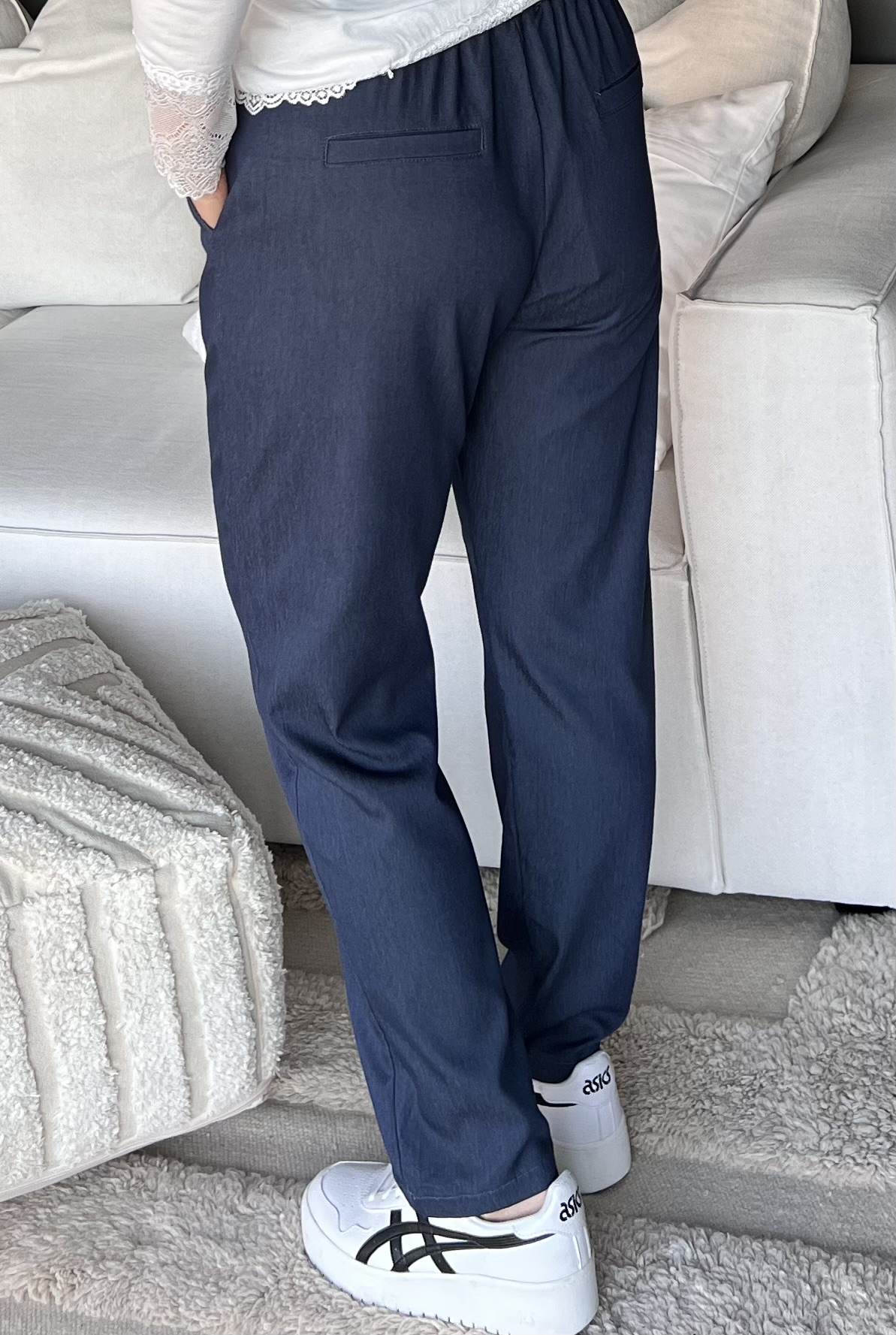 Marta Stretchbyxa Kendra Mörk Denim - 4