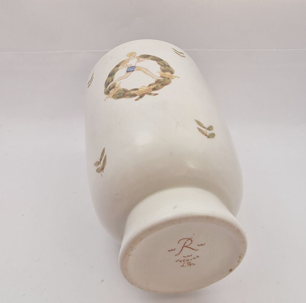 Rörstrand Lars Thorén vase stoneware 1940s - 4