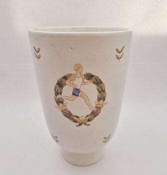 Rörstrand Lars Thorén vase stoneware 1940s