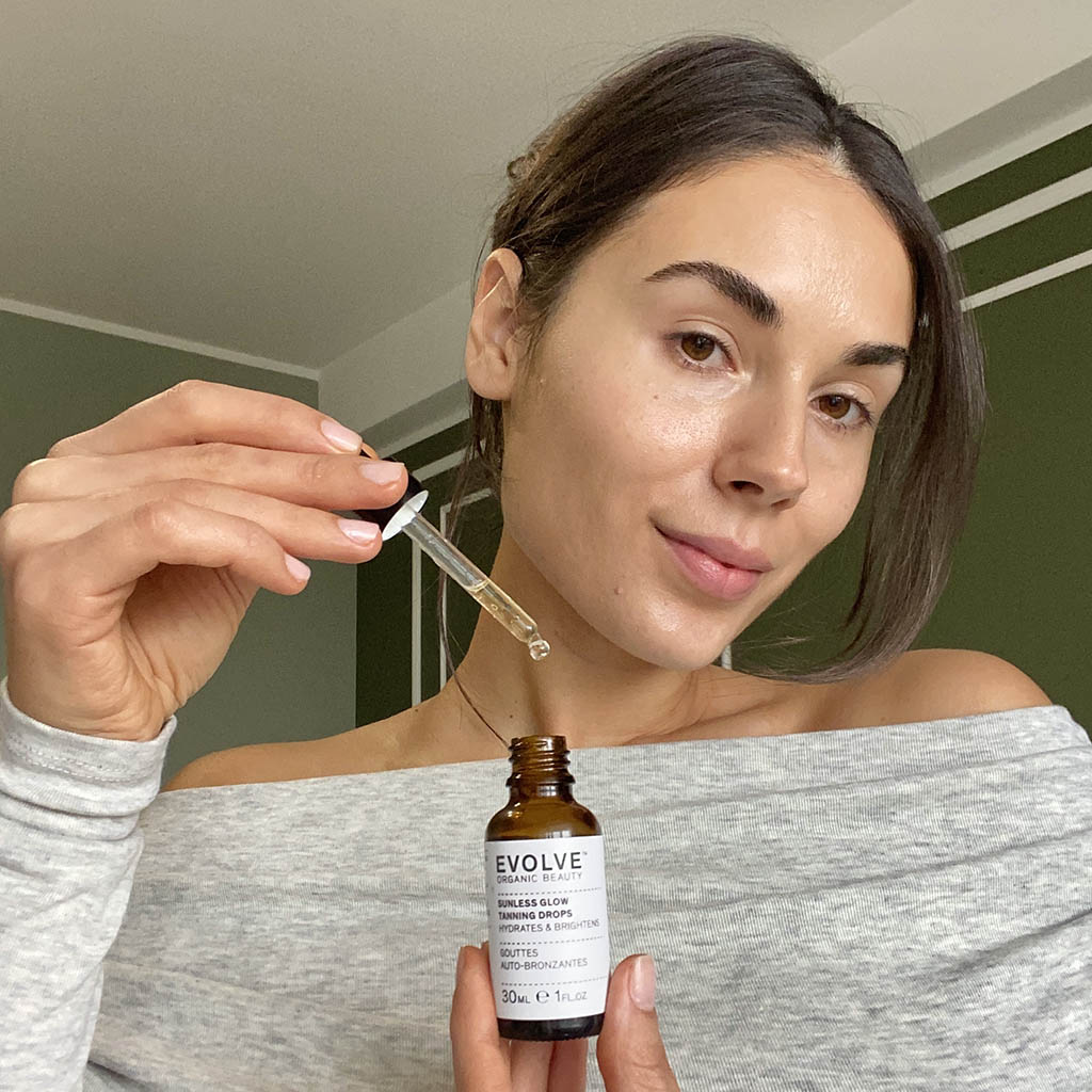 Tester EVOLVE Sunless Glow Tanning Drops 30ml - 9