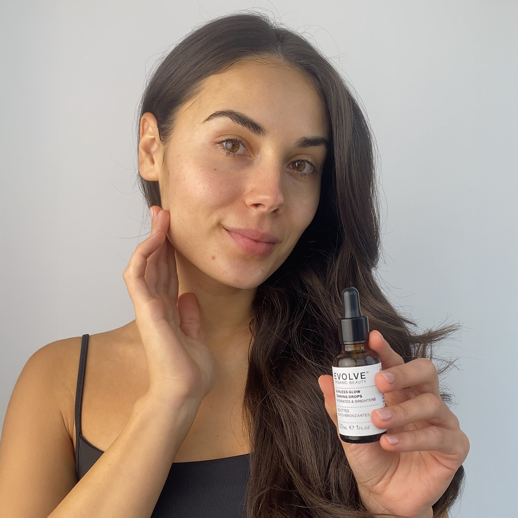 Tester EVOLVE Sunless Glow Tanning Drops 30ml - 12