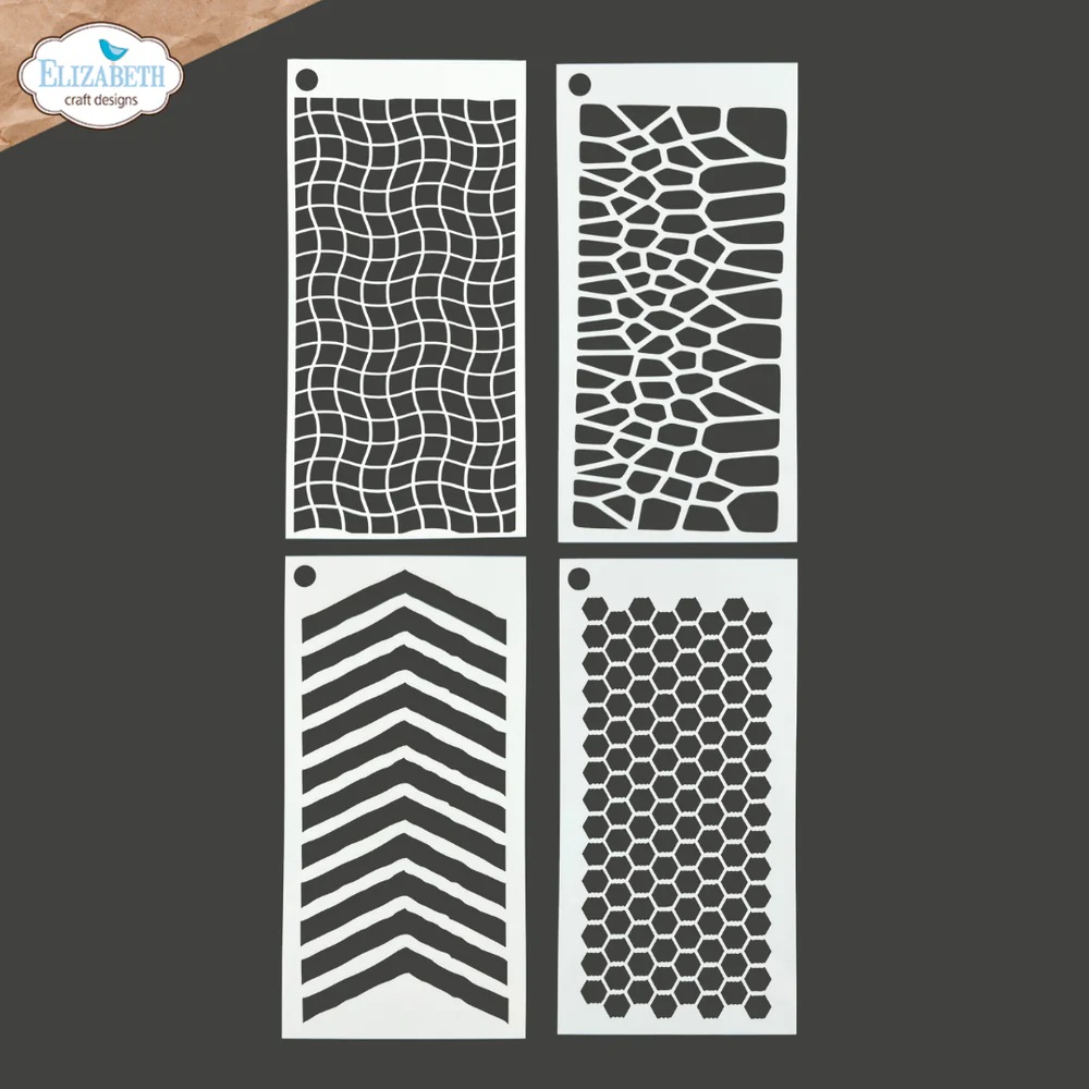 Elizabeth Craft - Journal Stencils 10
