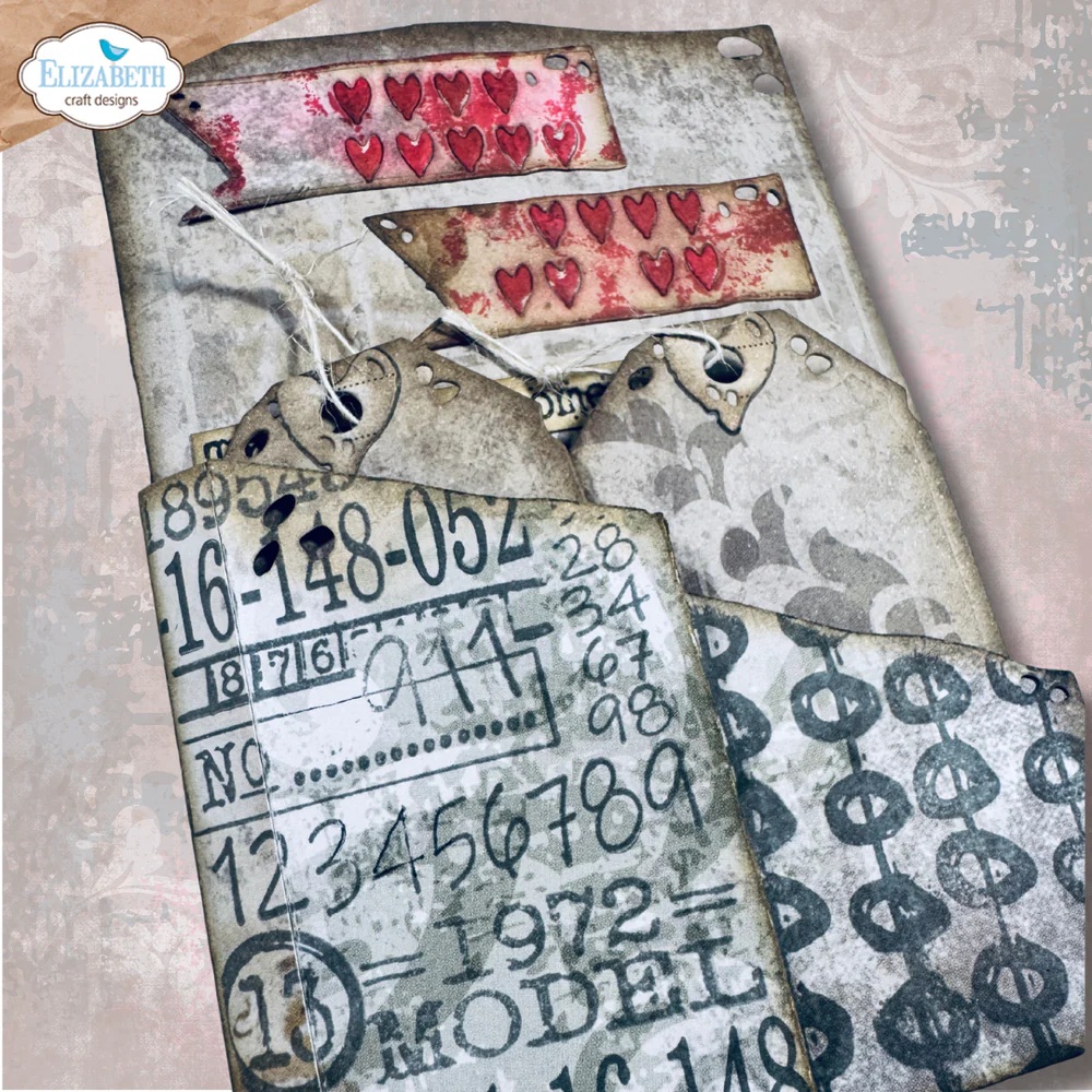 Elizabeth - Clear stamps - Scribbles - 3