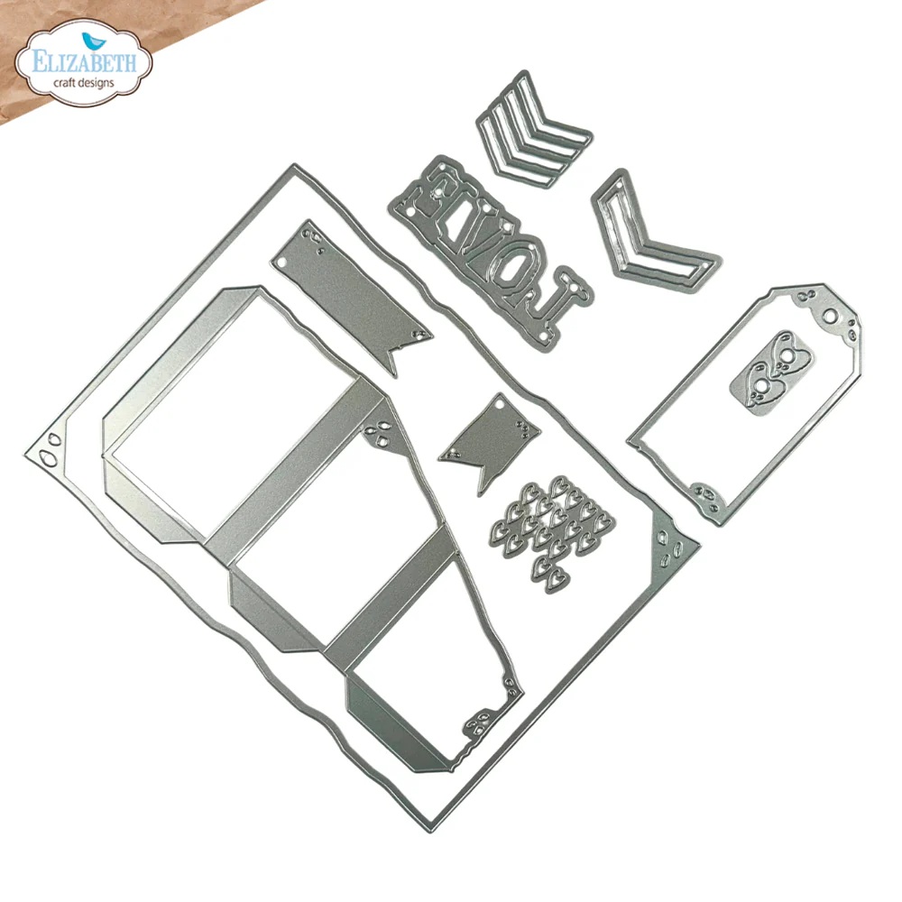 Elizabeth - Dies - Tri-fold slider pocket - 3