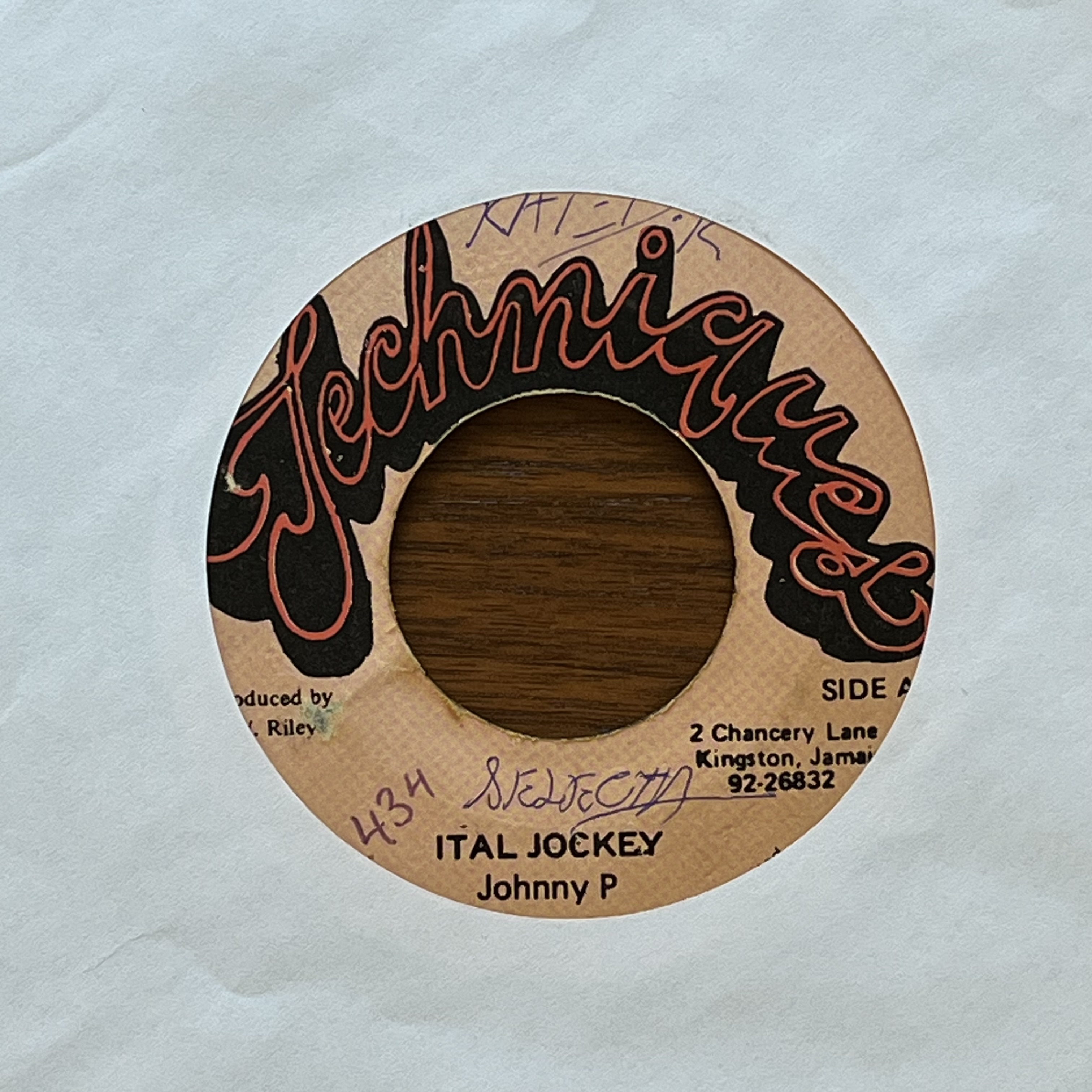 Johnny P – Ital Jockey