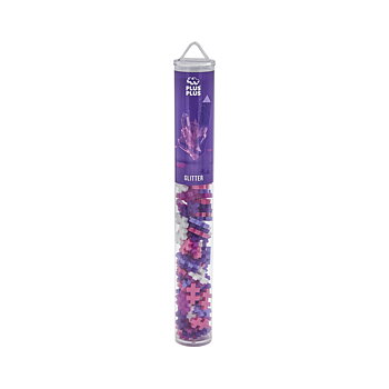 Plus-Plus Glitter Mix /100 bitar rör