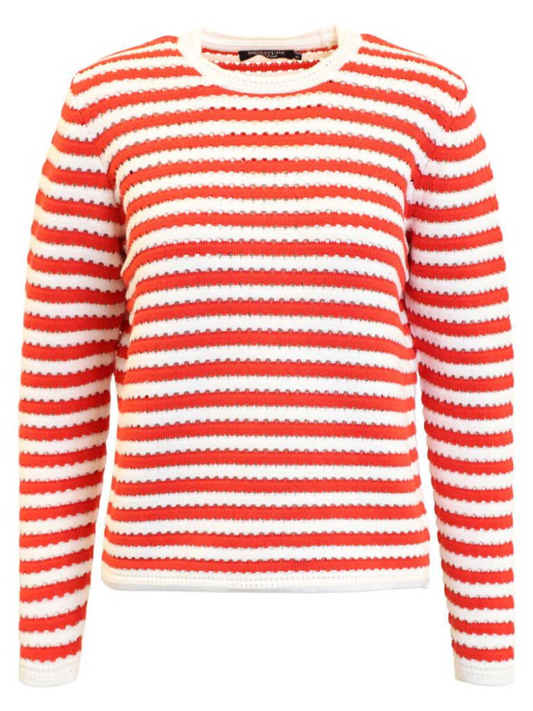 Pullover - Red/White Stripes - Signature