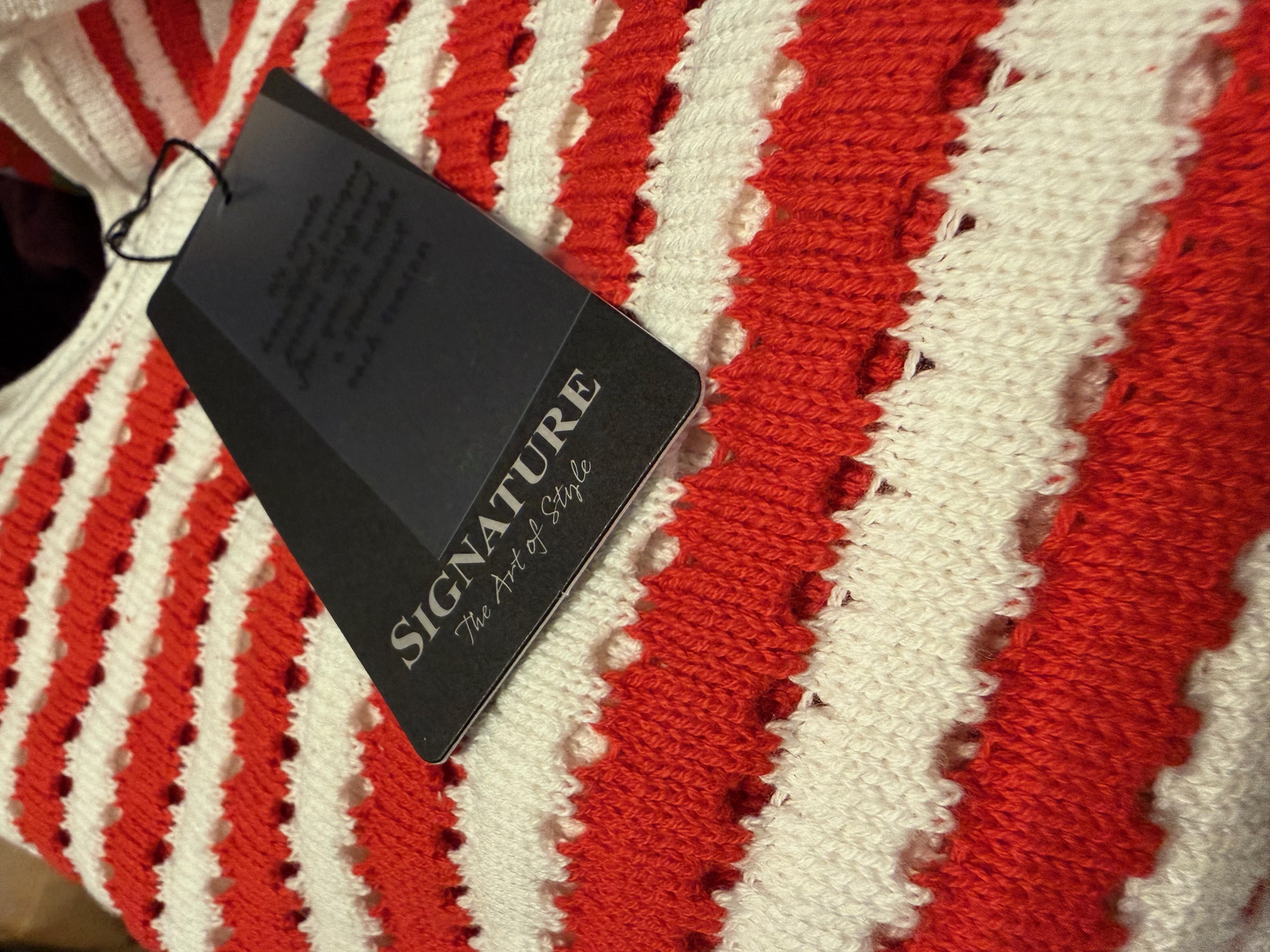 Pullover - Red/White Stripes - Signature - 4