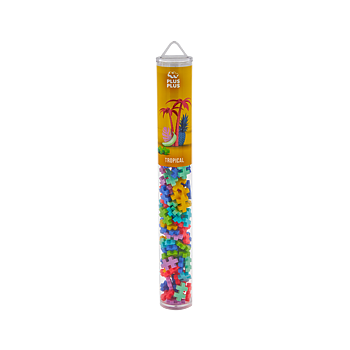Plus-Plus Tropical mix / 100 bitar rör