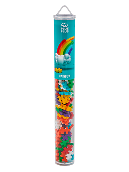 Plus-Plus Rainbow mix / 100 bitar rör