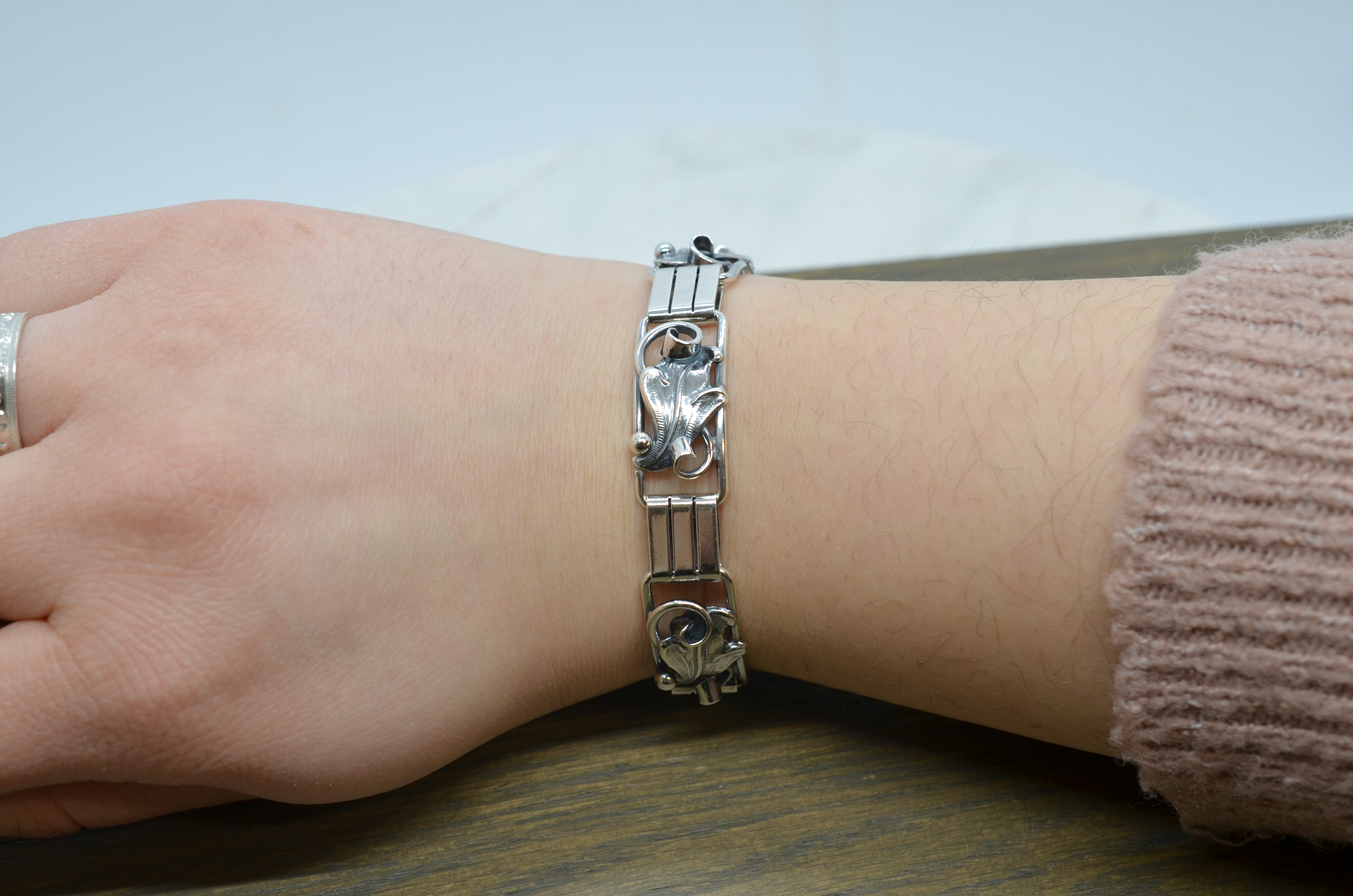 Vintage silver bracelet - 3