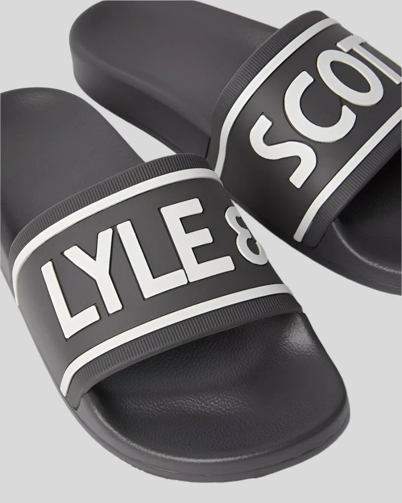 Lyle & Scott - Pool Slider - Jet Black - 3