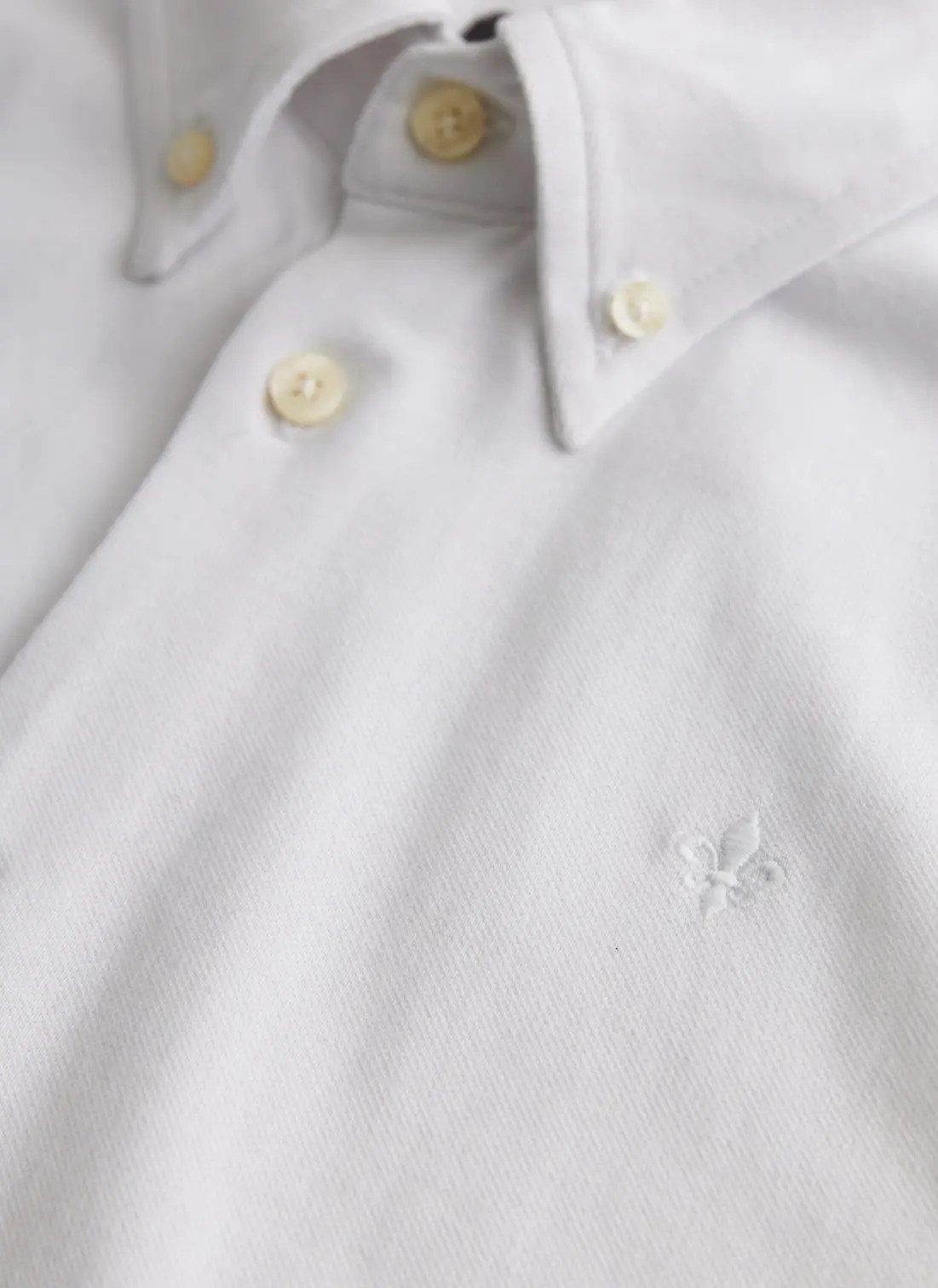 Morris - Camden Piqué Shirt - White - 4
