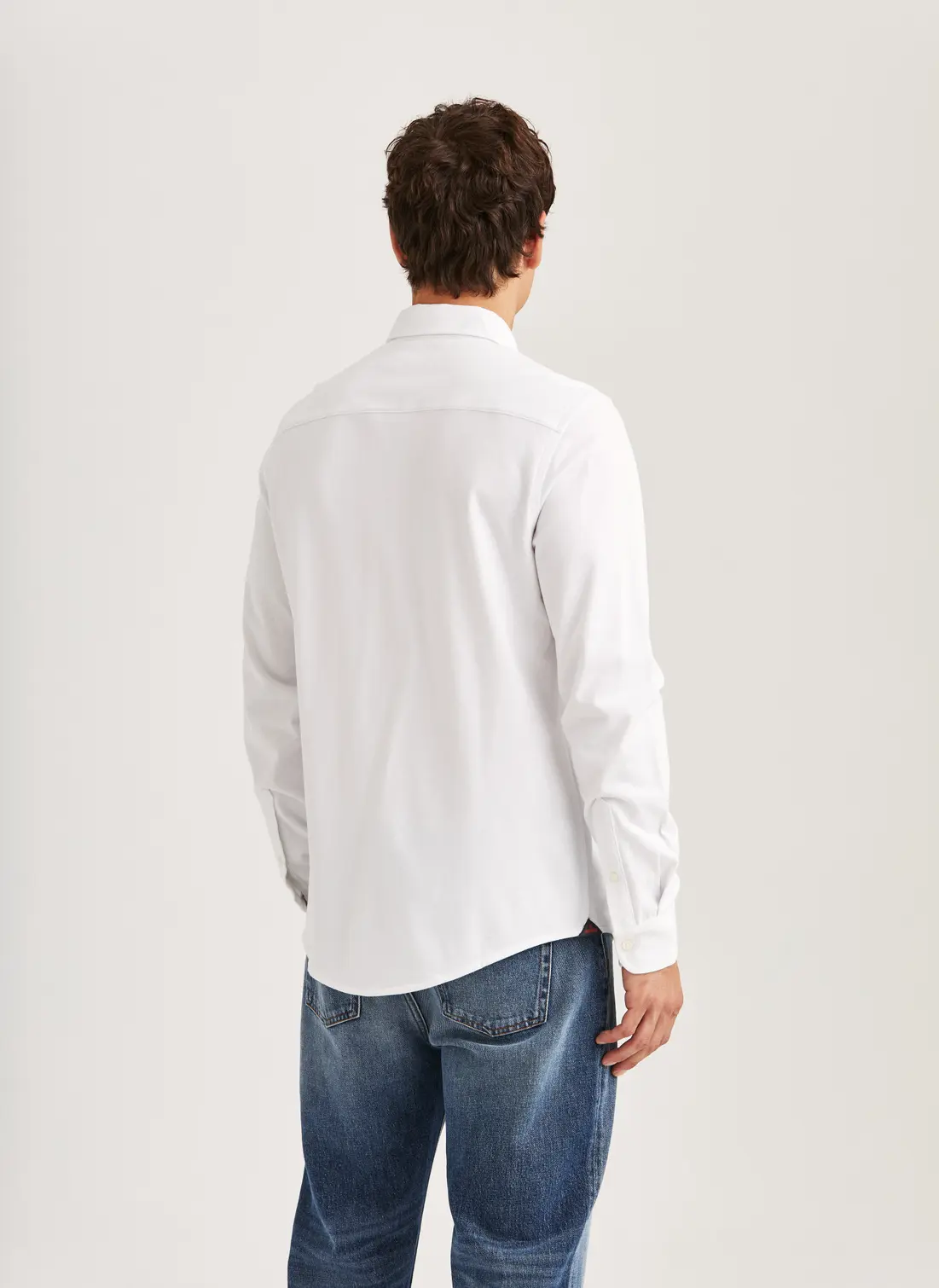 Morris - Camden Piqué Shirt - White - 2