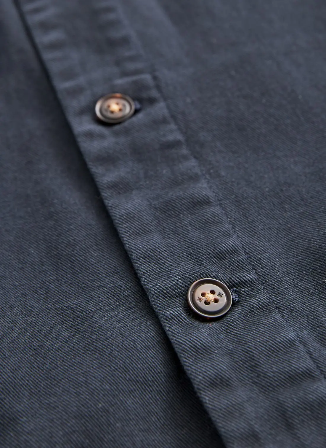 Morris - Alain Twill Shirt Jacket - Old Blue - 4
