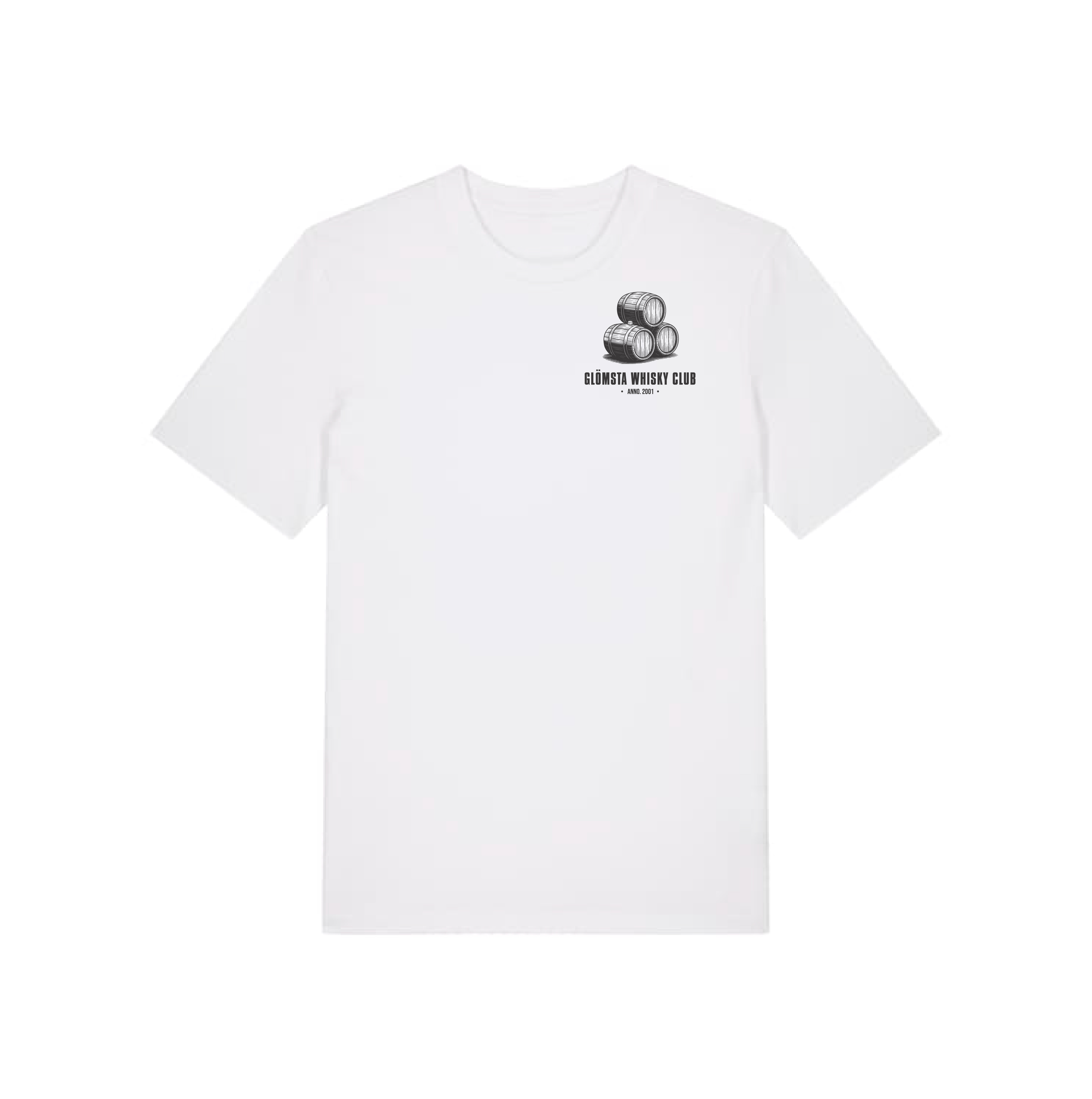 Glömsta Klassisk t-shirt Barrel  vit