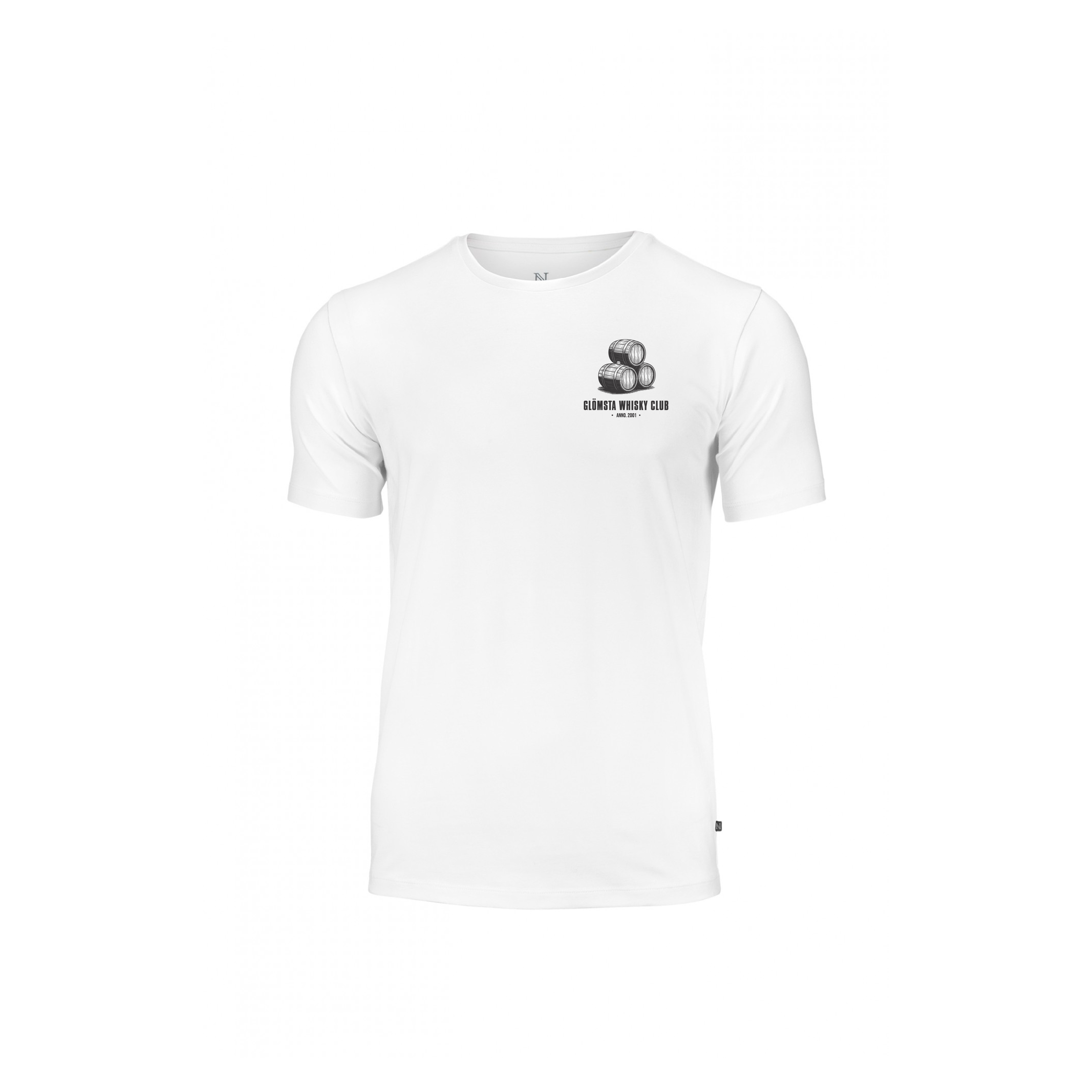 Glömsta Stretch-T-shirt Barrel vit