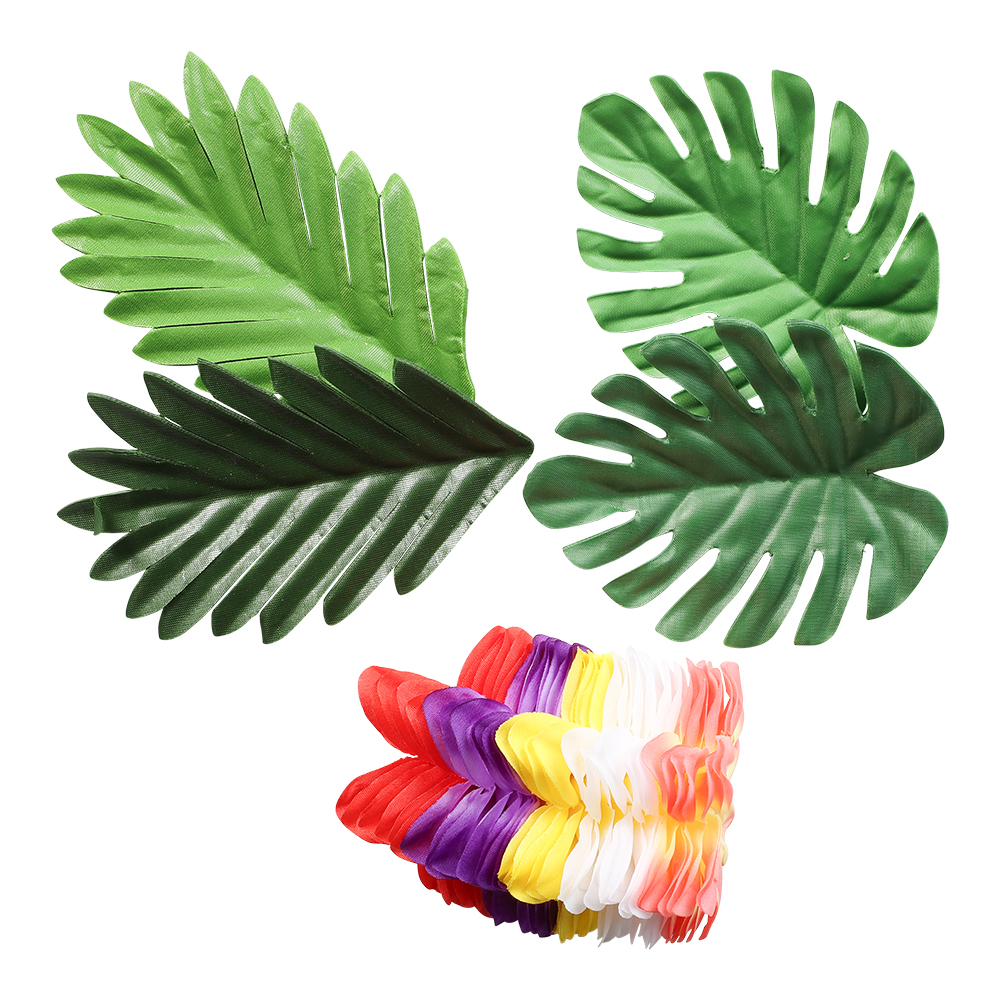 Hawaii flower and leaf set
