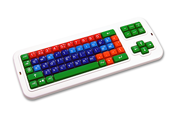 Clevy special tastatur (Dansk) - store og små bogstaver