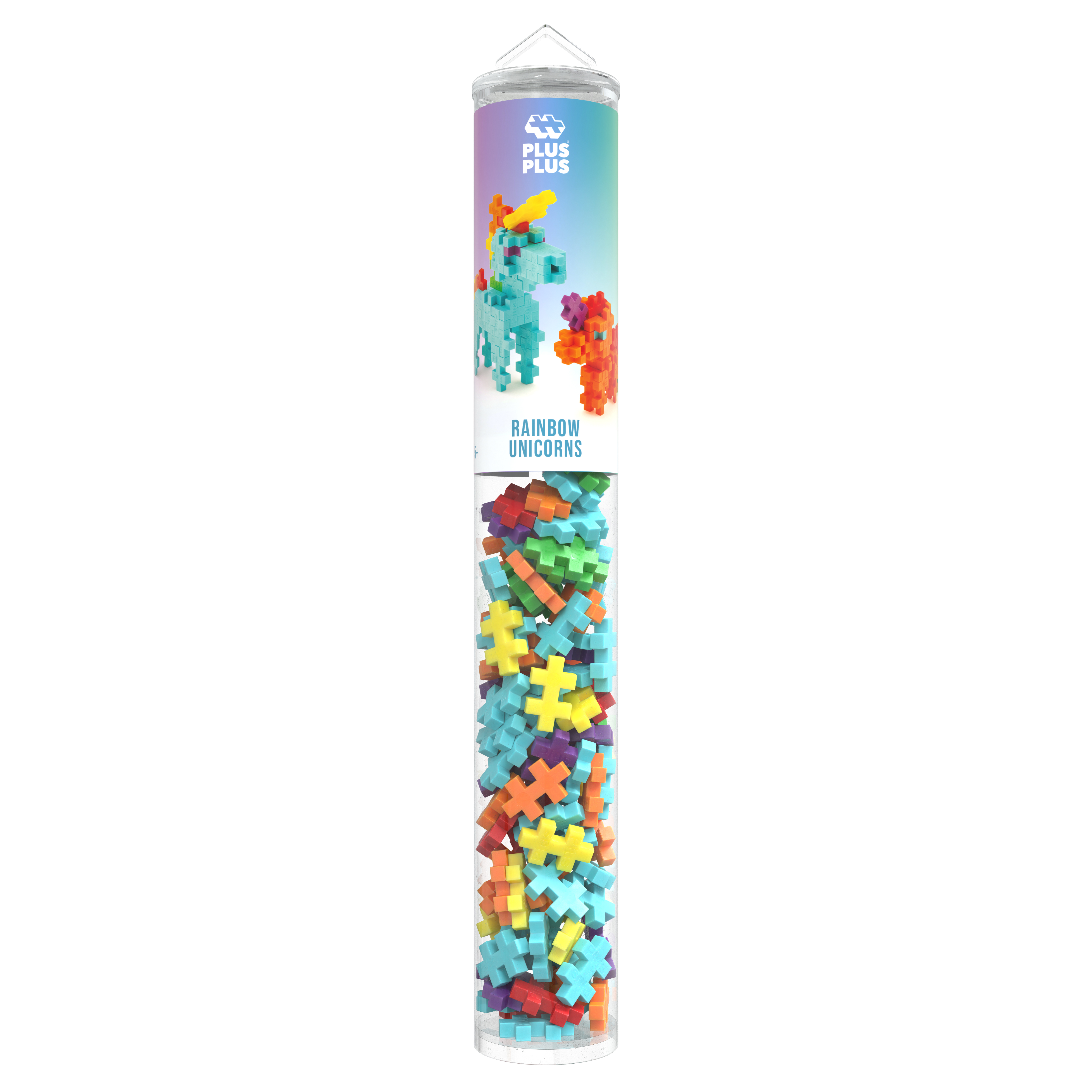 Plus-Plus Rainbow Unicorns / 100 bitar rör - 2