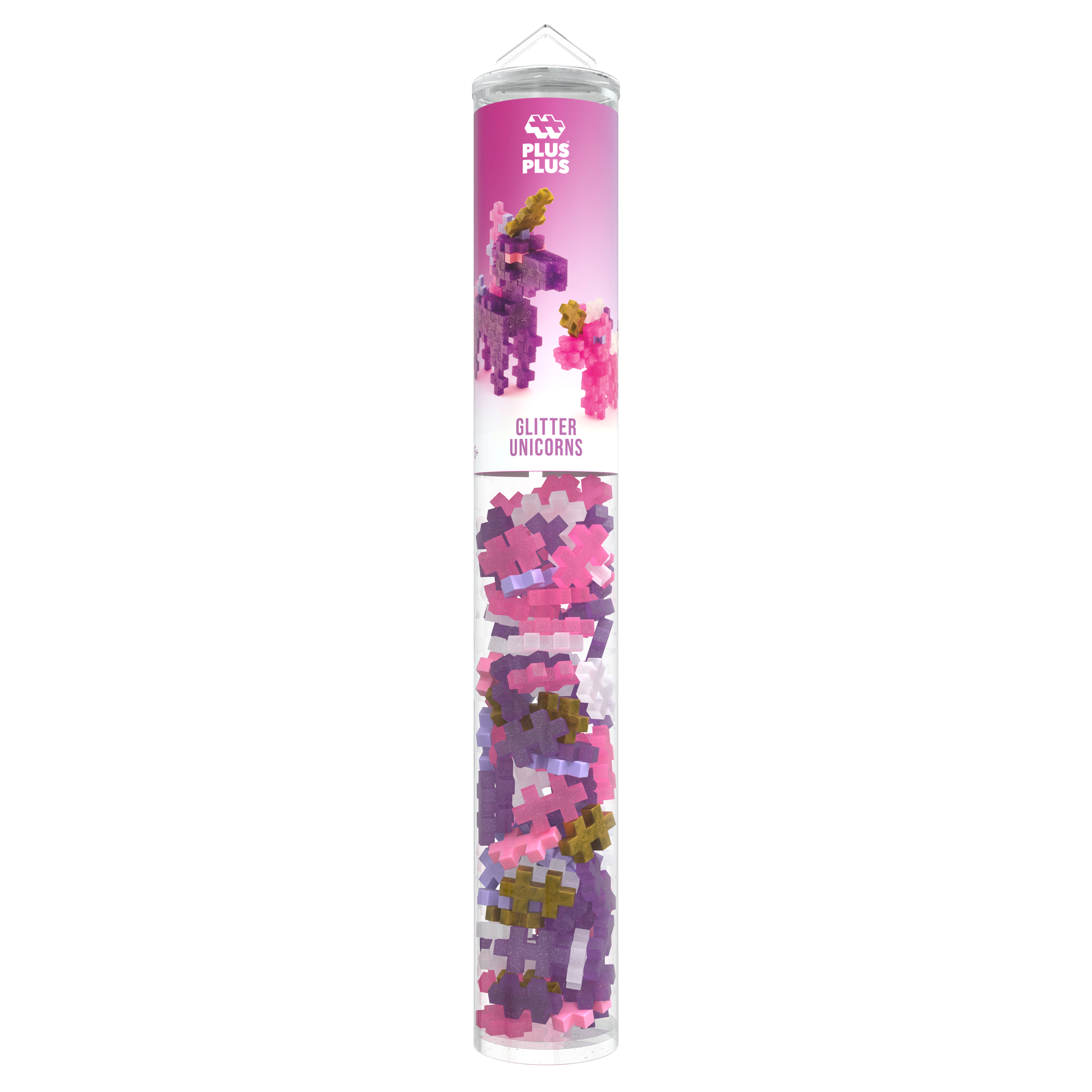 Plus-Plus Glitter Unicorns / 100 bitar rör - 2