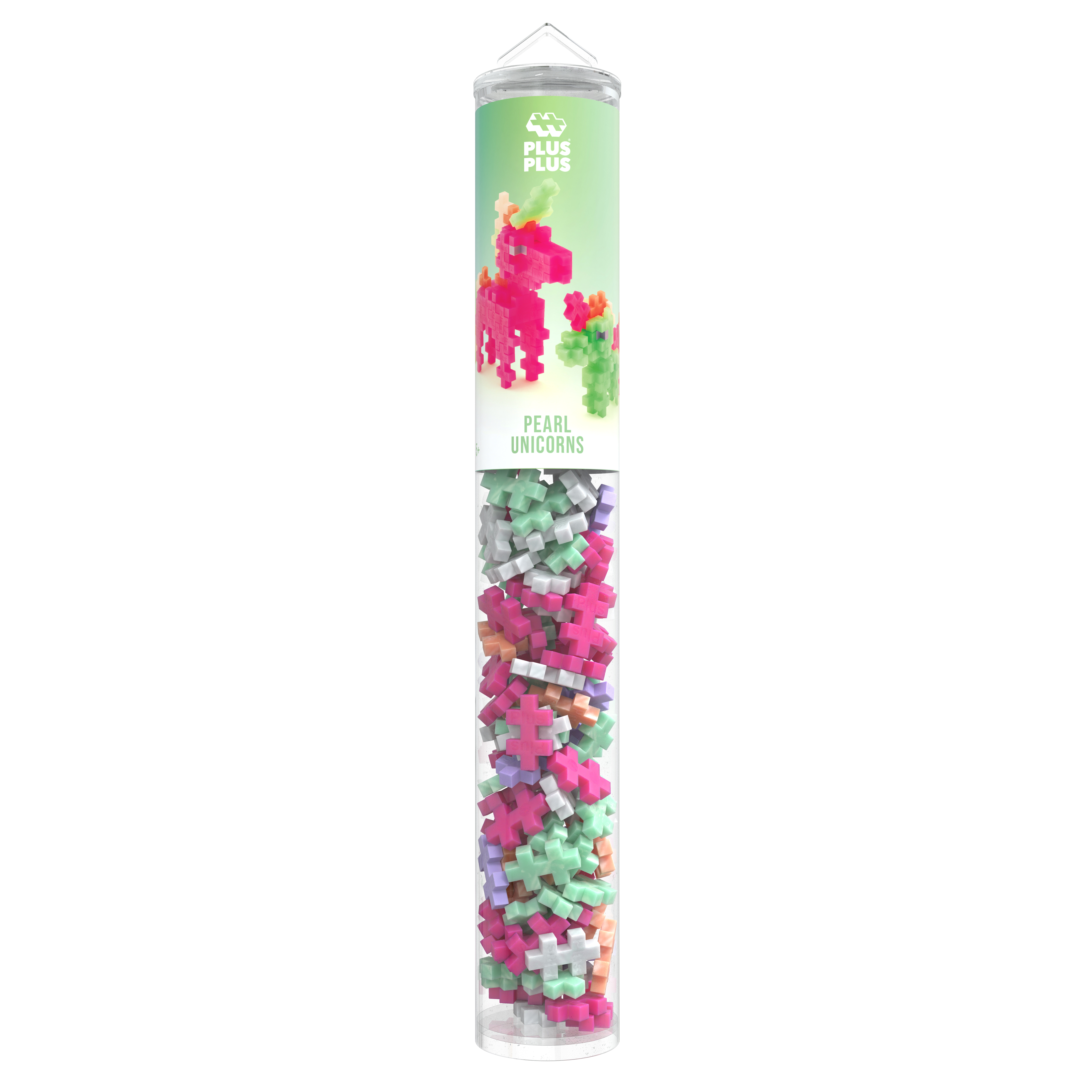 Plus-Plus Pearl Unicorns / 100 bitar rör - 2