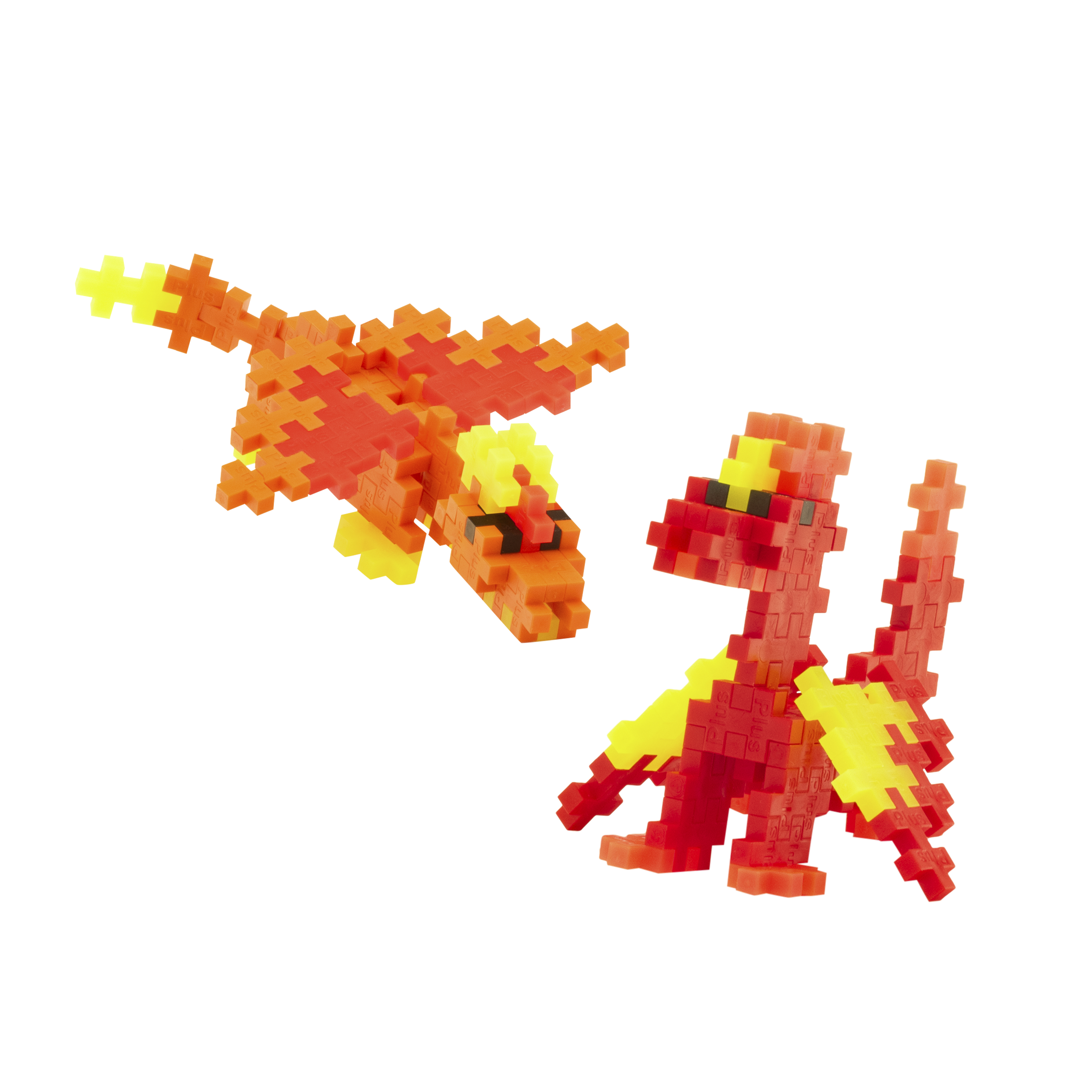 Plus-Plus Fire Dragons / 100 bitar rör - 3