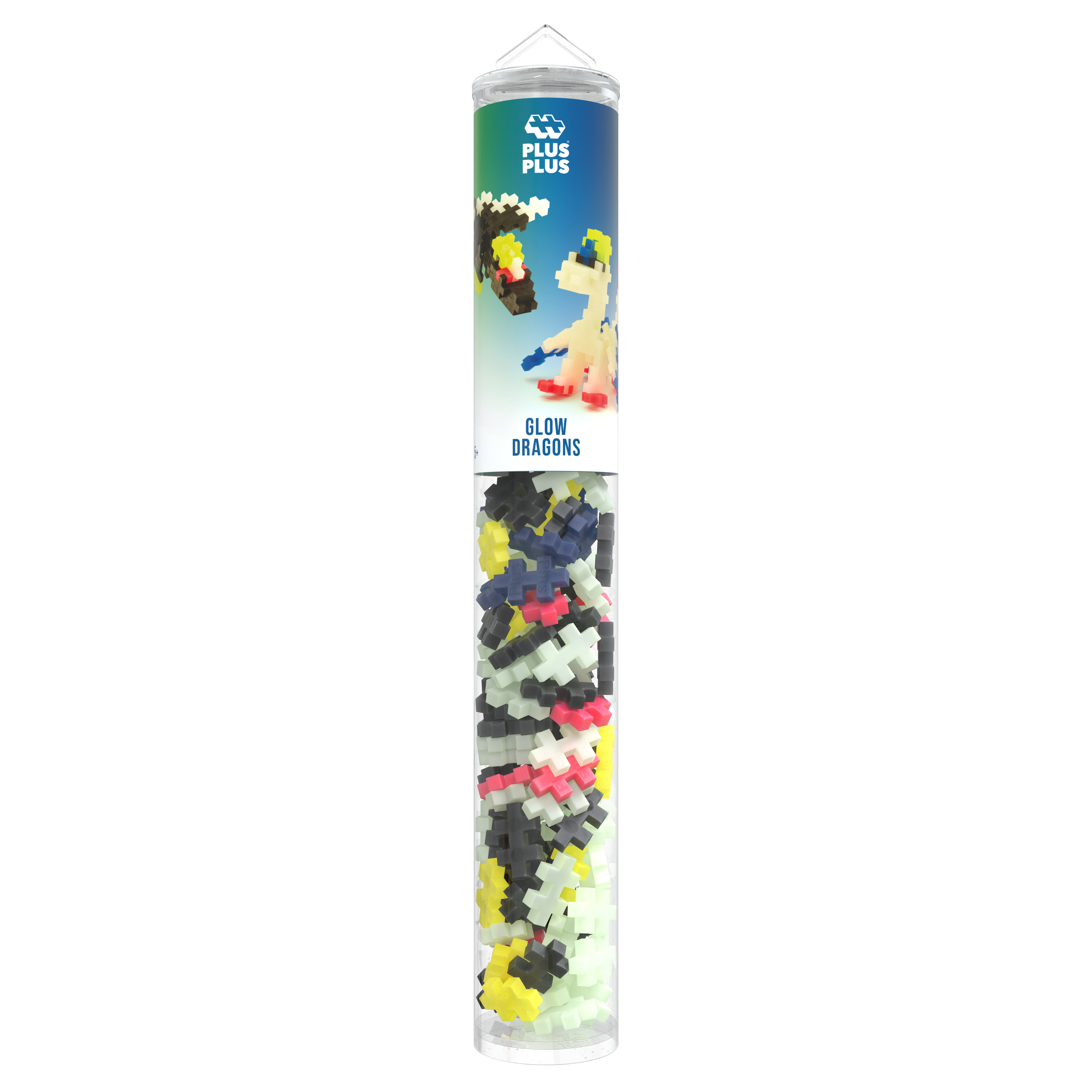 Plus-Plus Glow Dragons&nbsp;/ 100 bitar rör - 2