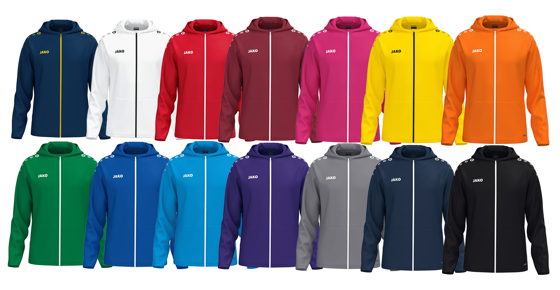 JAKO Hooded Jacket One, Unisex & Junior