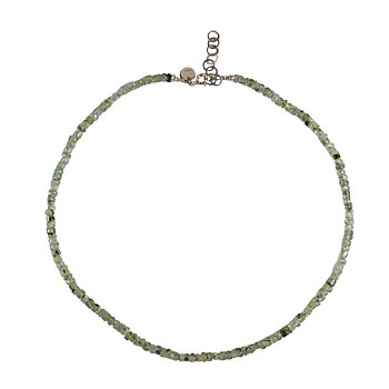 IAMLUND Salvia halsband – prehnit i silver