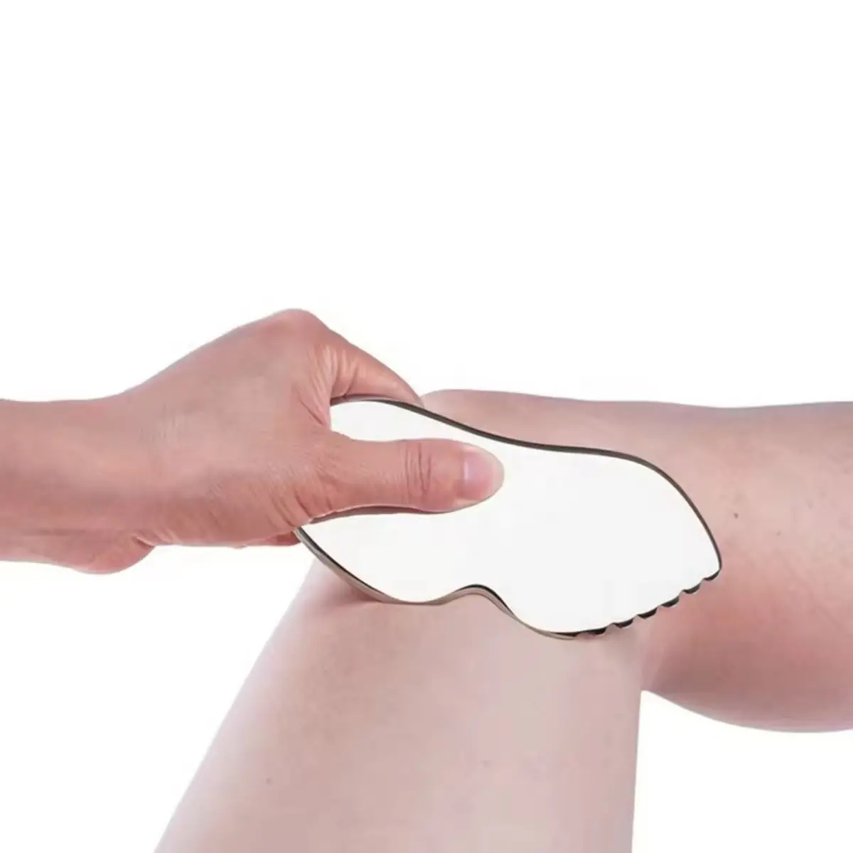 Gua sha i stainless steel – för ansikte och kropp - 2
