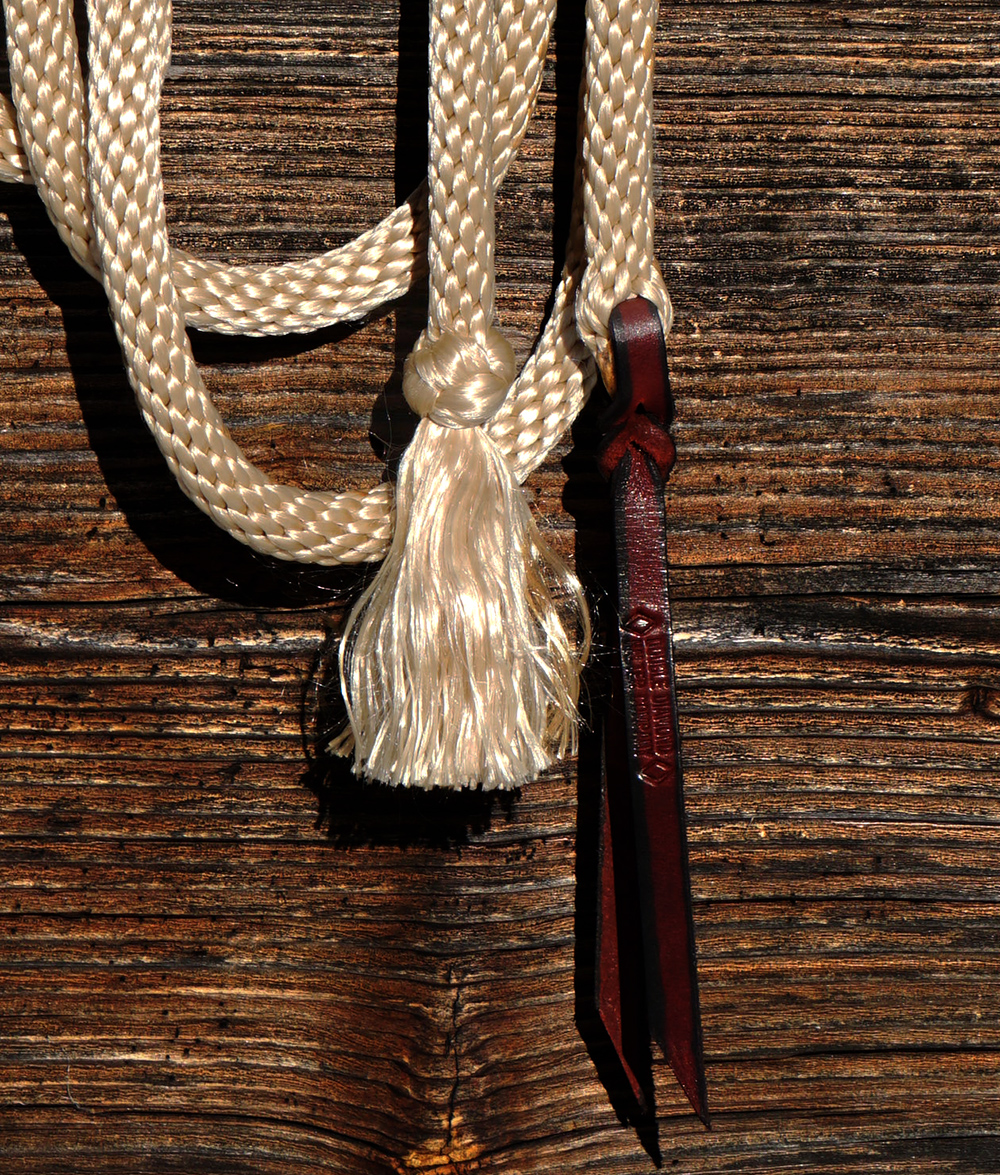 Double Diamond  horsemanship rope #8215, 4.5 m, beige - 2