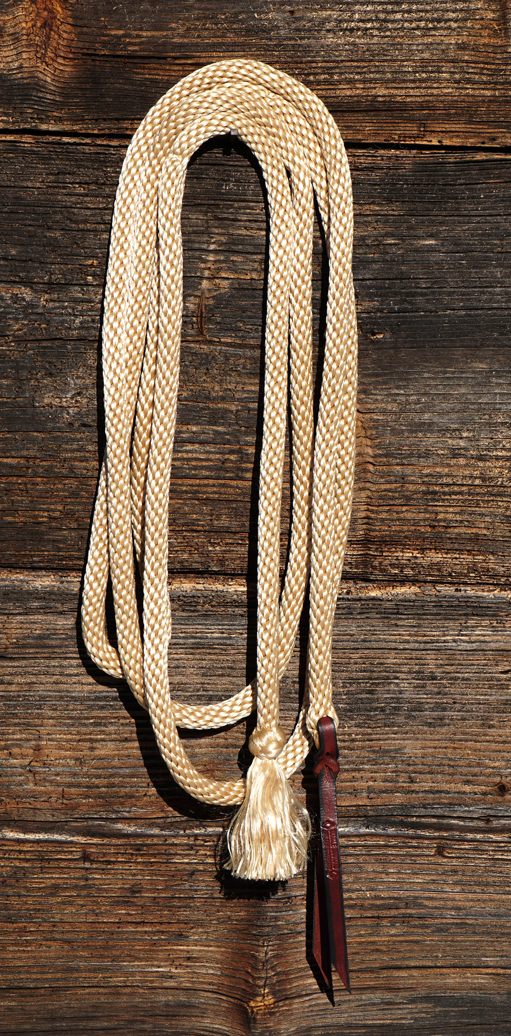 Double Diamond  horsemanship rope #8215, 4.5 m, beige - 6