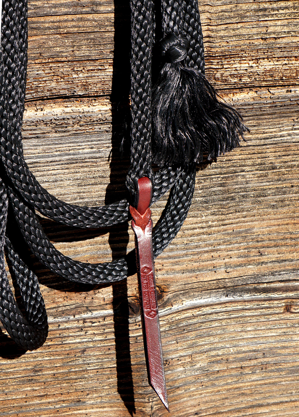 Double Diamond  horsemanship rope #8215, 4.5 m, black - 3