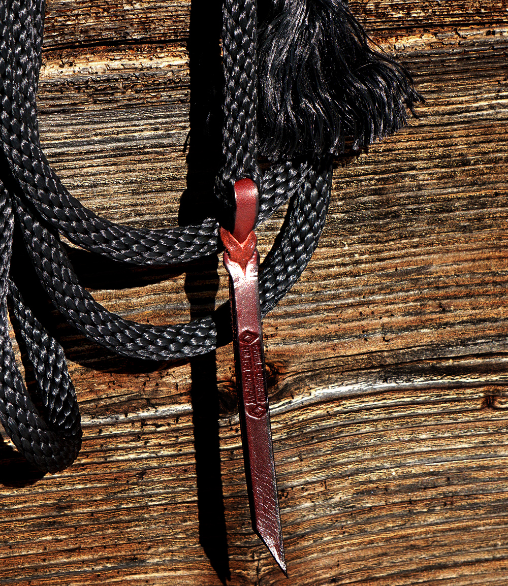 Double Diamond  horsemanship rope #8215, 4.5 m, black