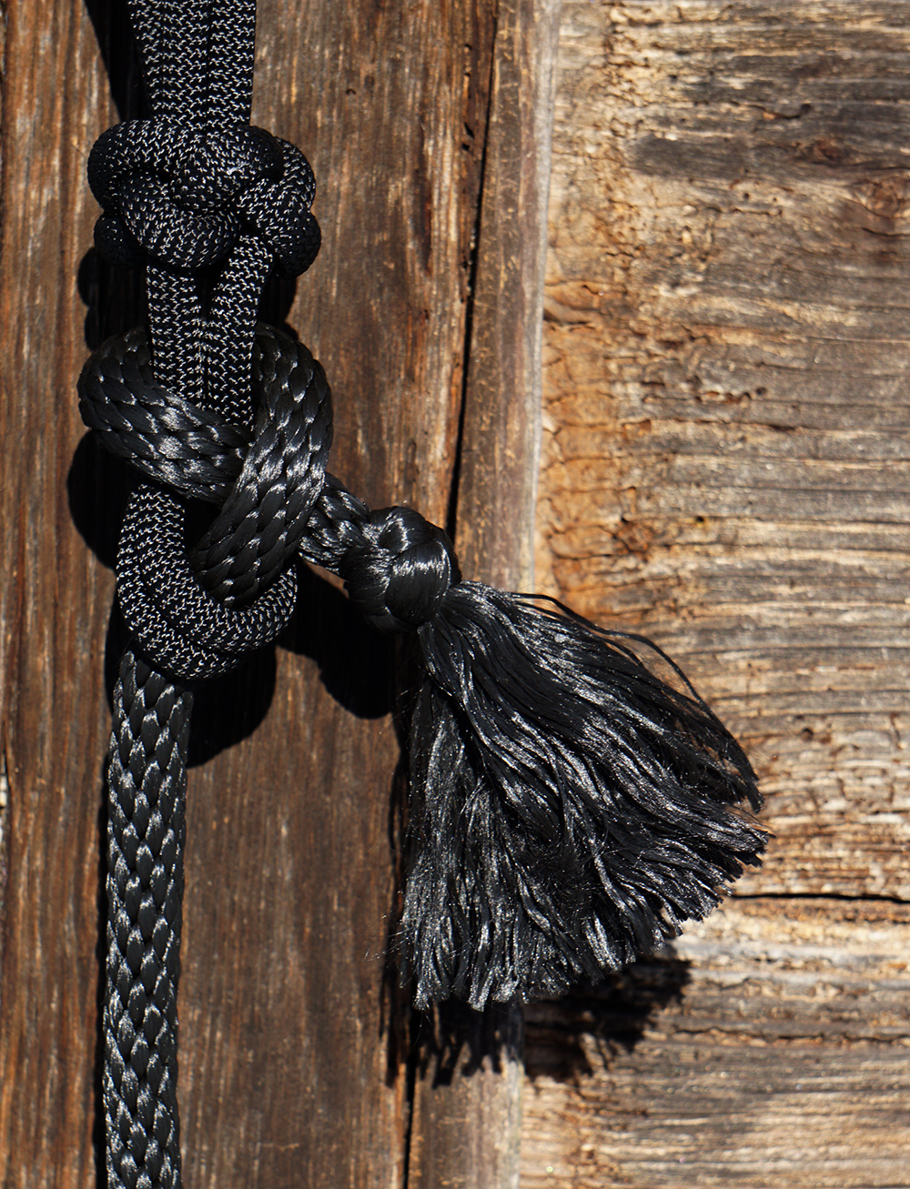Double Diamond  horsemanship rope #8215, 4.5 m, black - 4