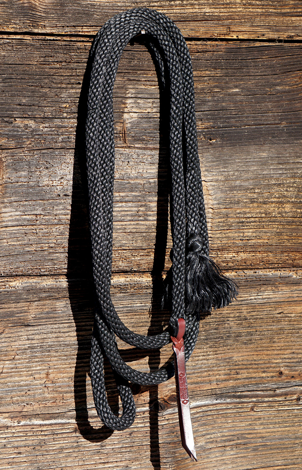 Double Diamond  horsemanship rope #8215, 4.5 m, black - 2