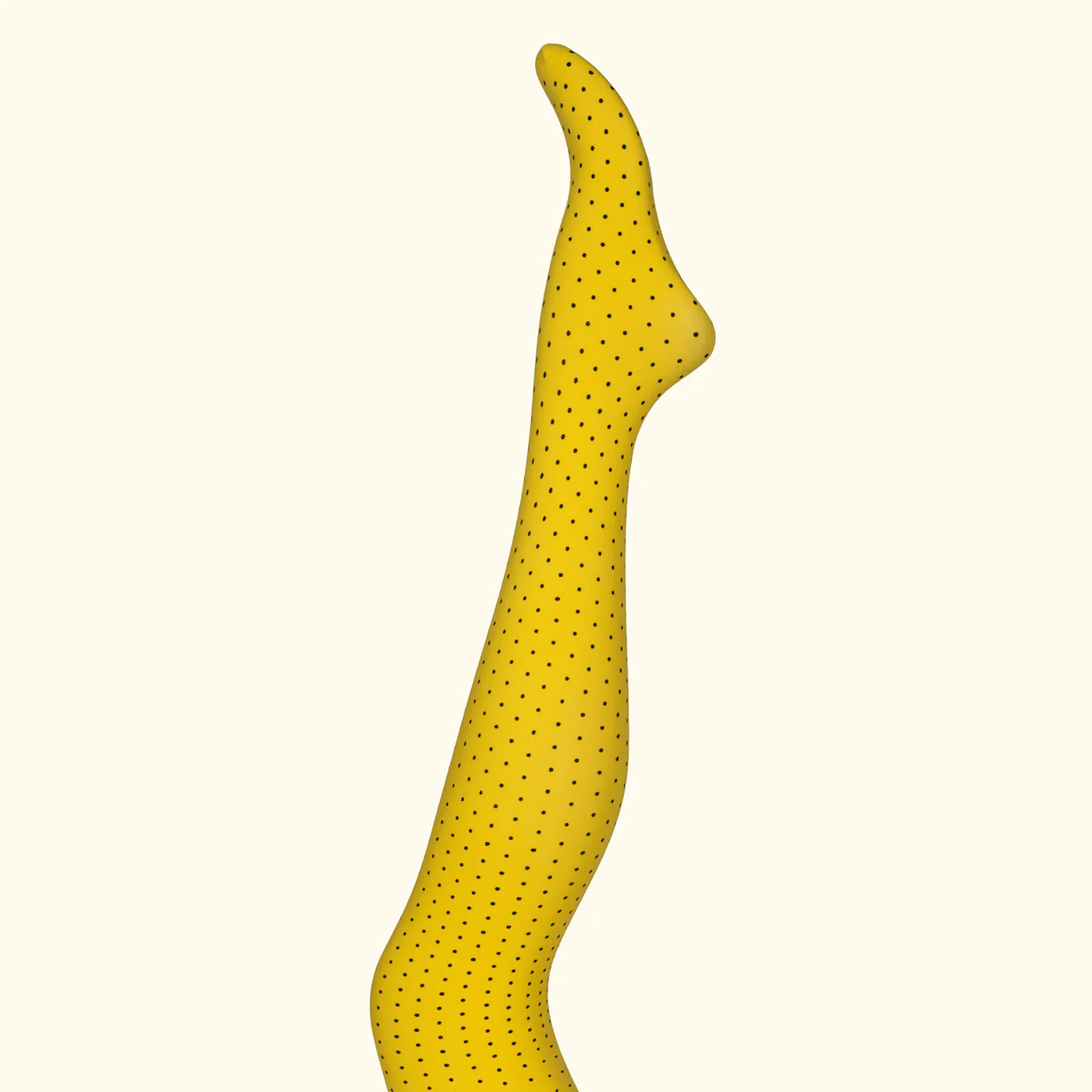 Strumpbyxor från MARGOT, polka-dots-banana-gul