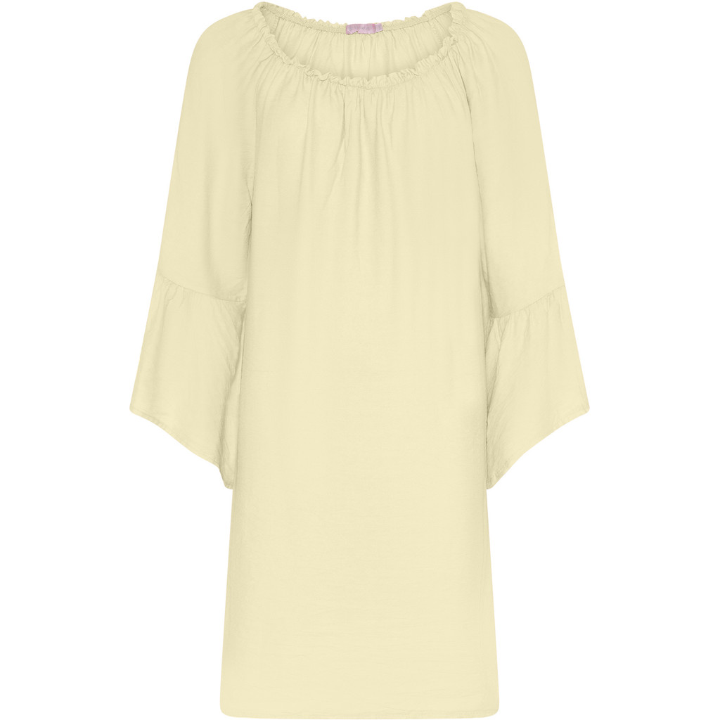 Solid volang dress