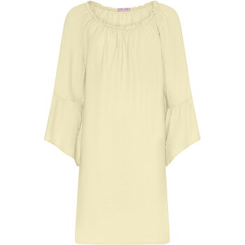 Solid volang dress