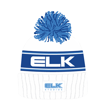 ELK pom pom knitted beanie 