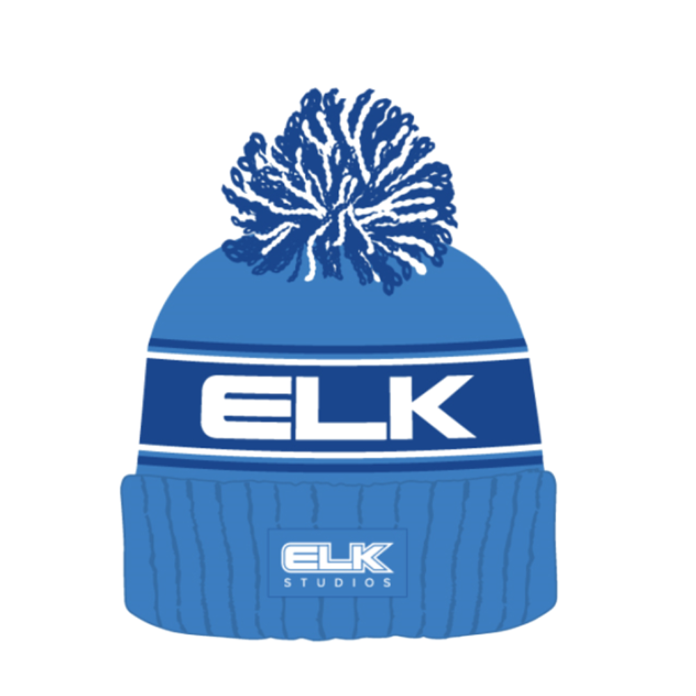 ELK pom pom knitted beanie 