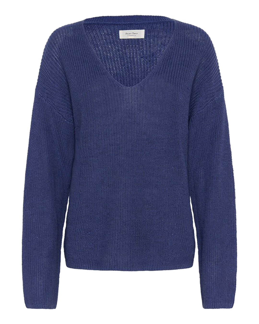 Jumper Etronas v-ringad denimblå - 4