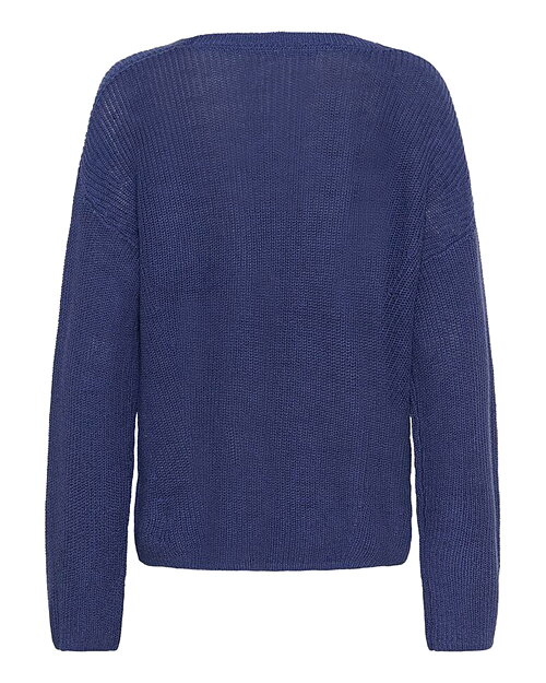 Jumper Etronas v-ringad denimblå - 5