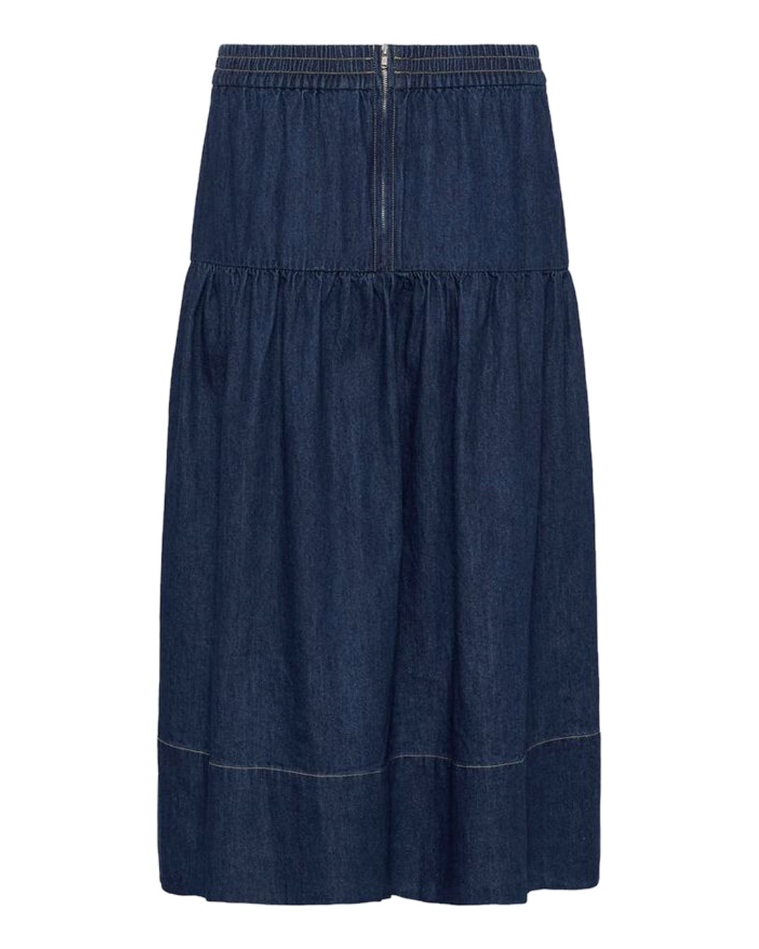 Jeanskjol Nellia midi mörk denim - 6