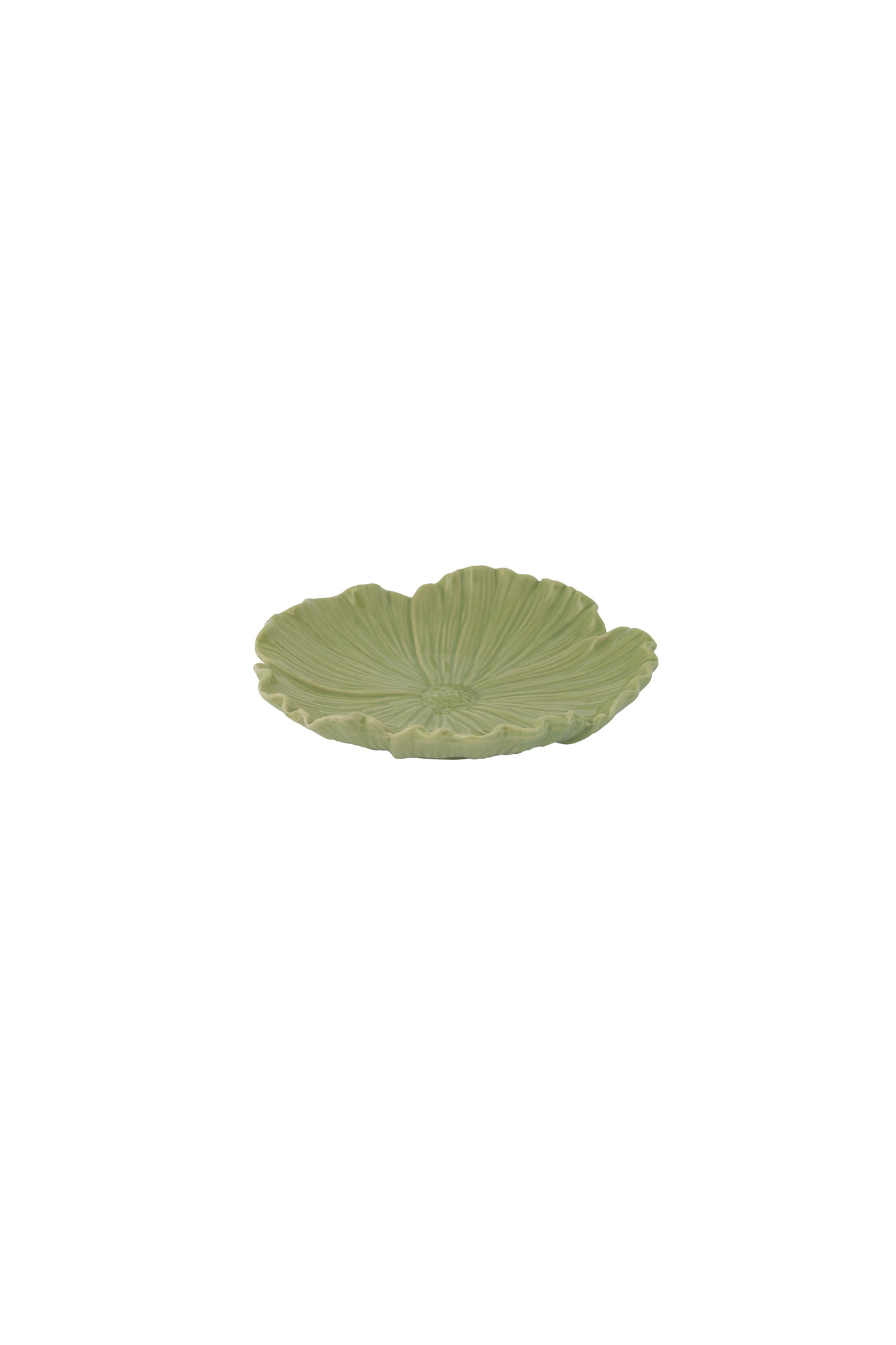 Blomster - Fat - Blomma - Keramik - Ljusgrön - 15x15 cm - 4