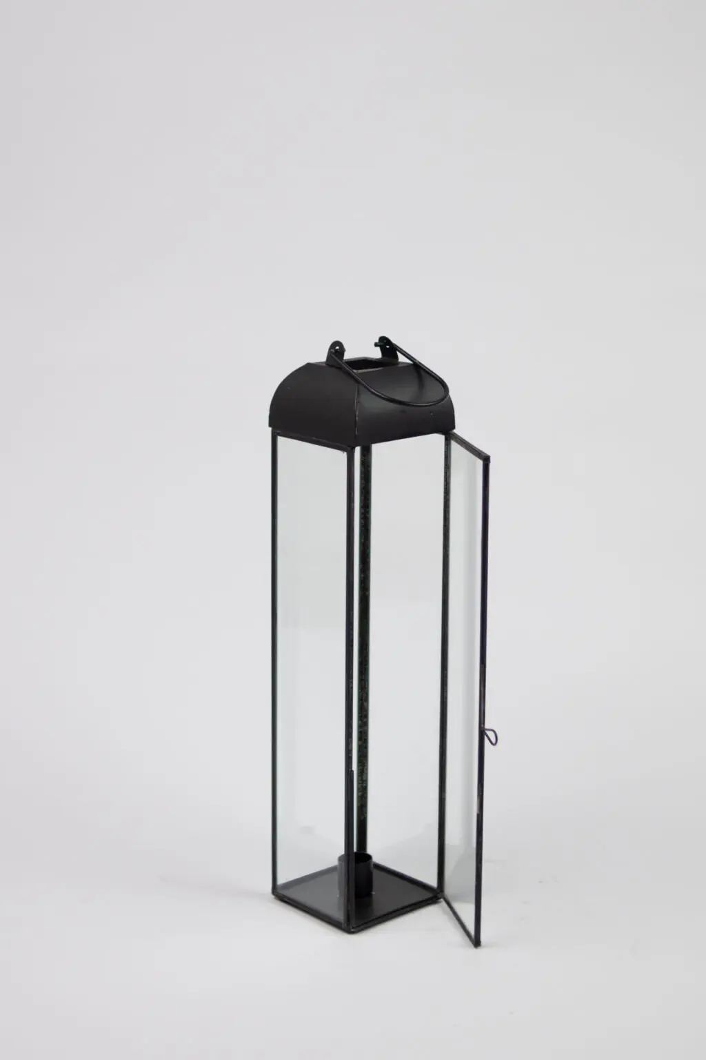 Samos Hög Ljuslykta/Lanterna för Kronljus Svart 43 cm