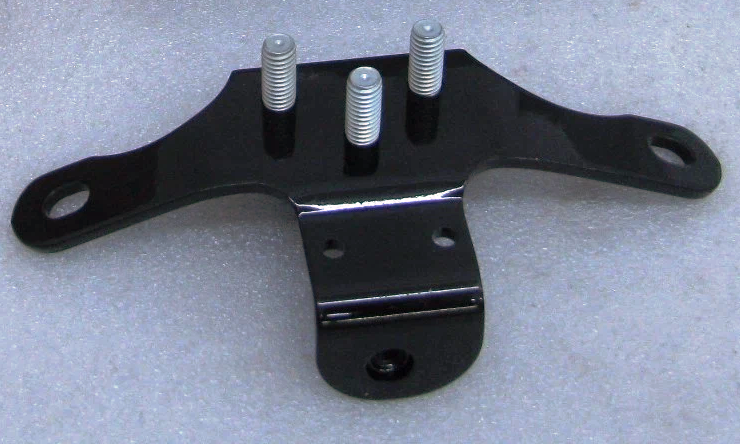 Motor Mount Bracket Black, 00- Softail EFI