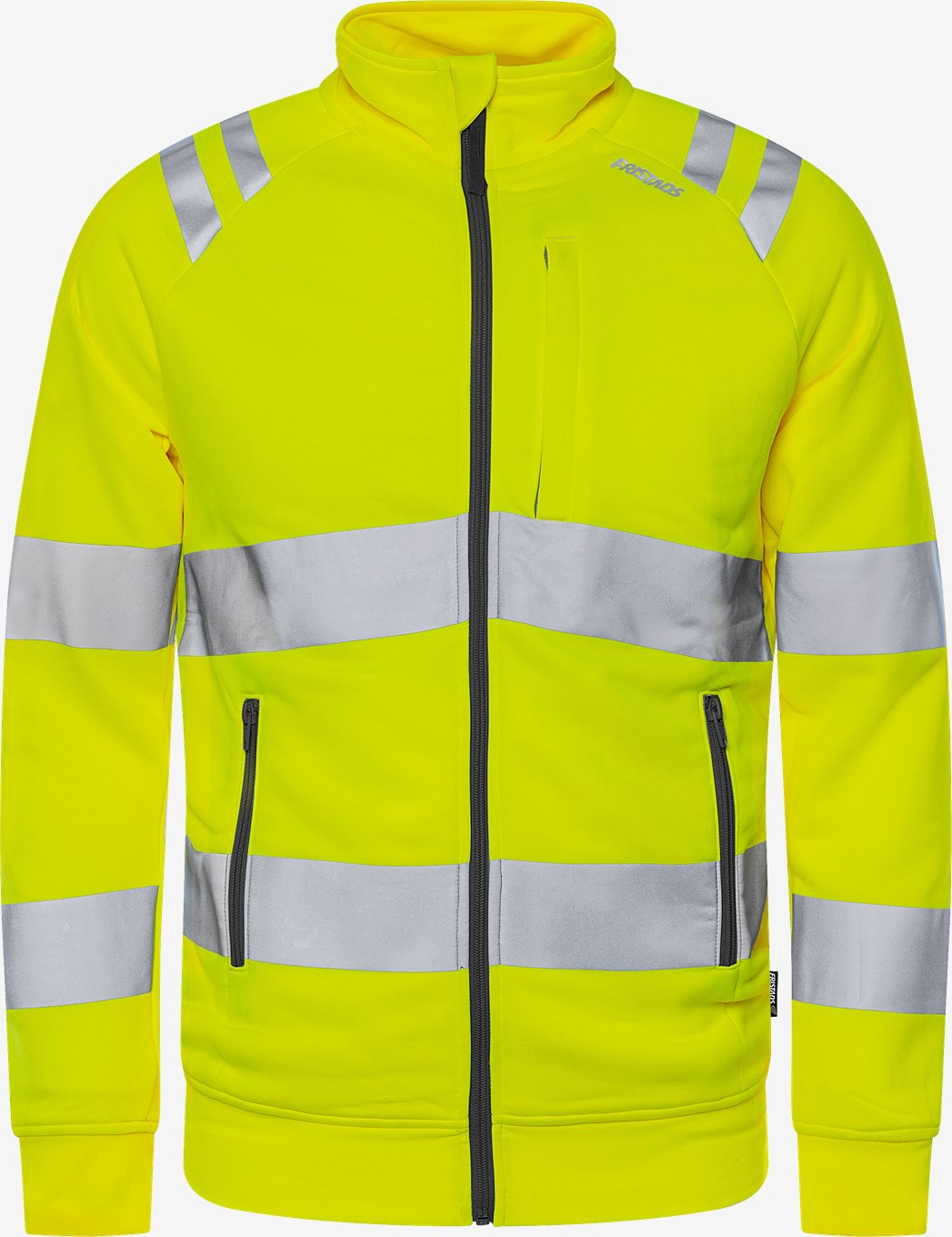Fristads Varsel Green sweatshirt-jacka 7863 GPSW klass 