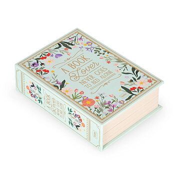A booklover never goes to bed alone : Smyckesskrin i form av en bok - Håll ordning på dina skatter!